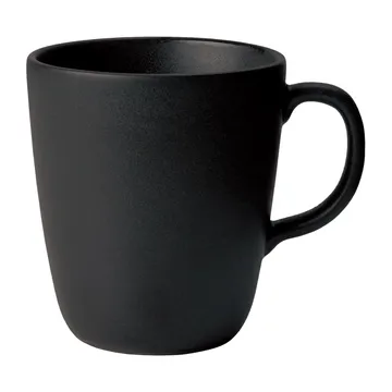 Raw mug with handle 35 cl - Titanium black - Aida