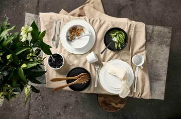 Raw plate Ø20 cm - Pure Porcelain - Aida