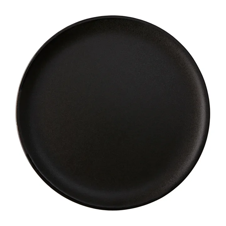 Raw plate Ø20 cm - Titanium black - Aida