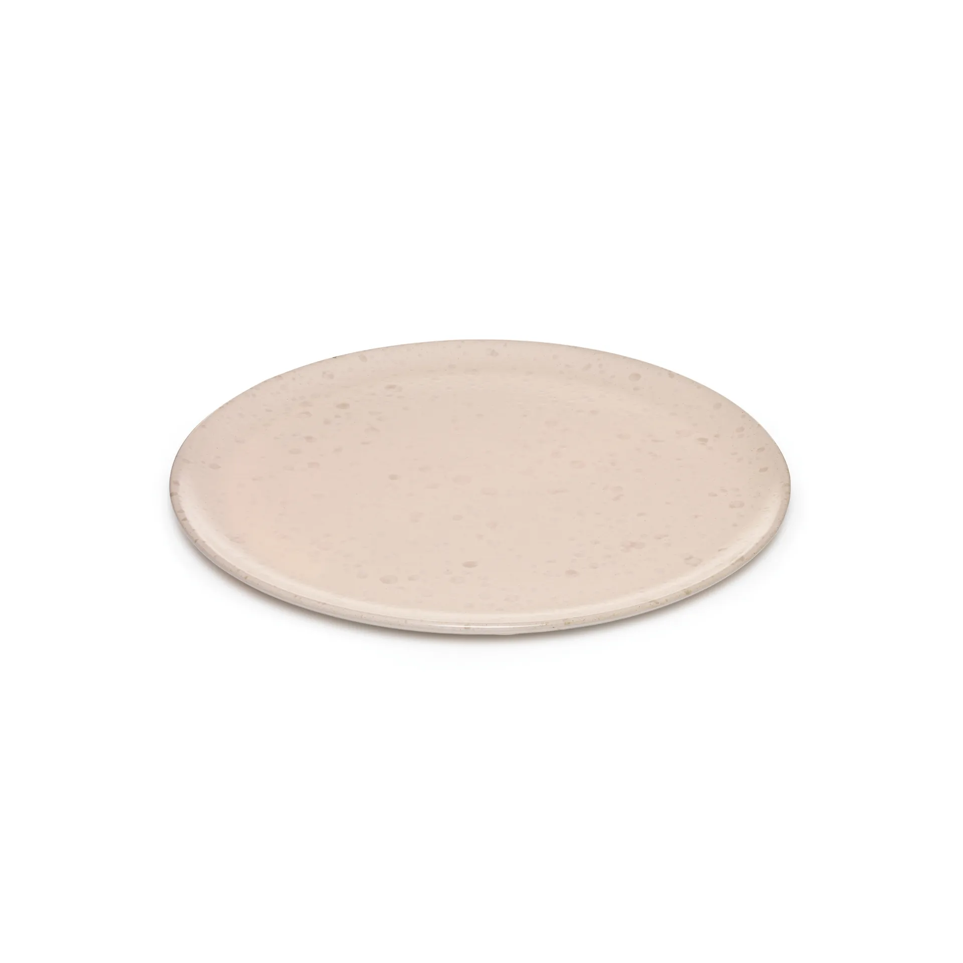 Raw plate 23 cm, nude with dots Aida