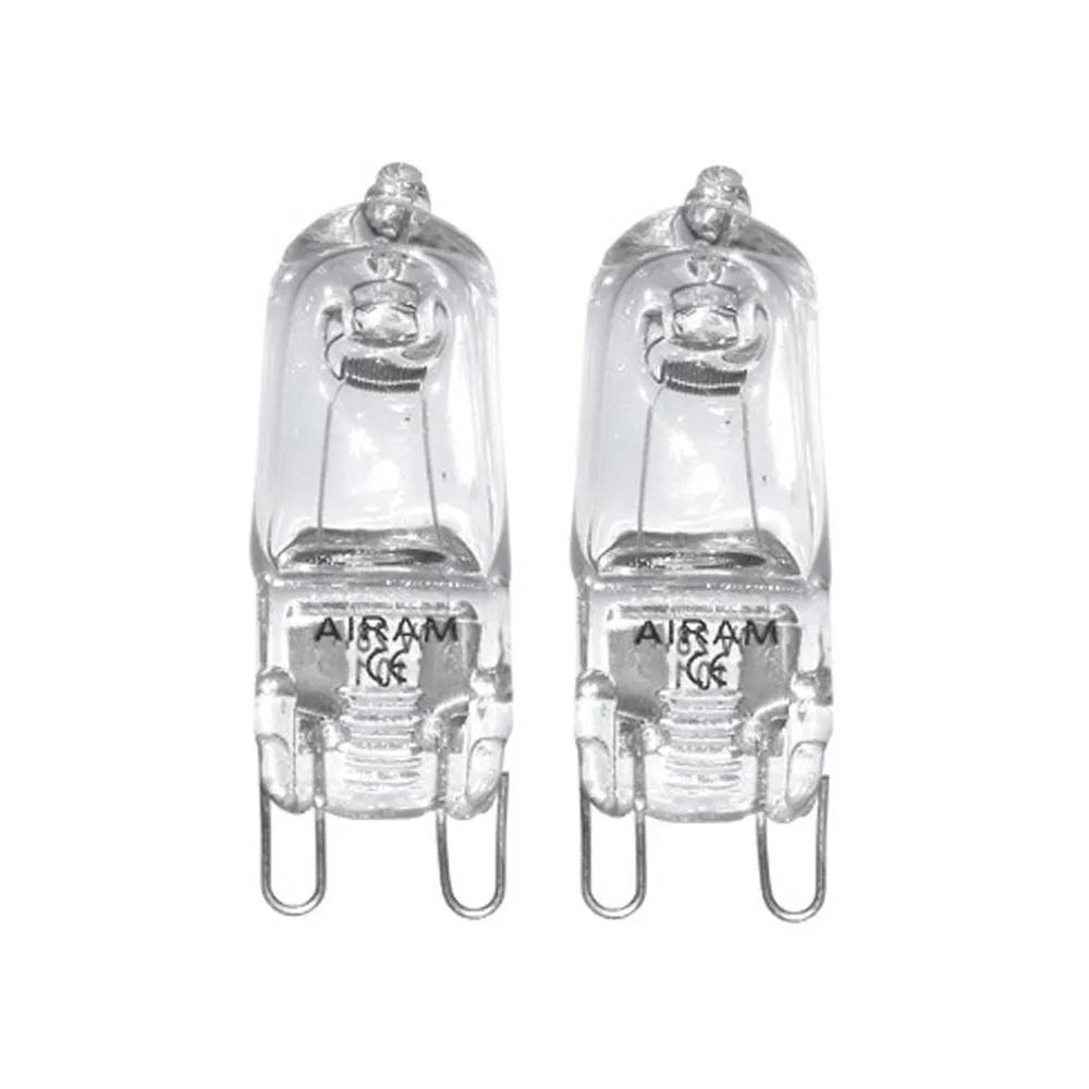 Halosaver G9, Clear, dimmable, 2-pack g9, 18w Airam