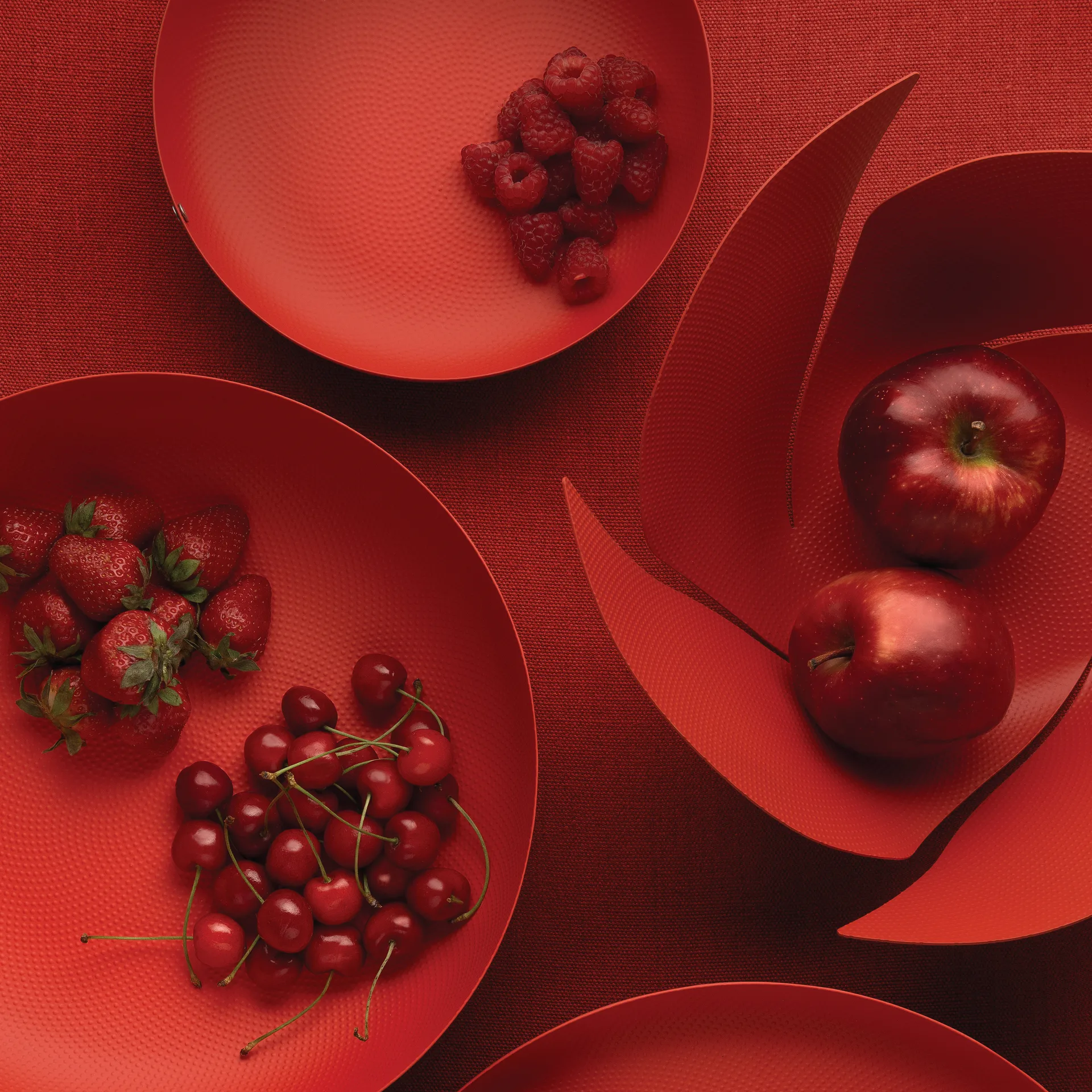 Alessi fruit bowl red, Ø 29 cm Alessi