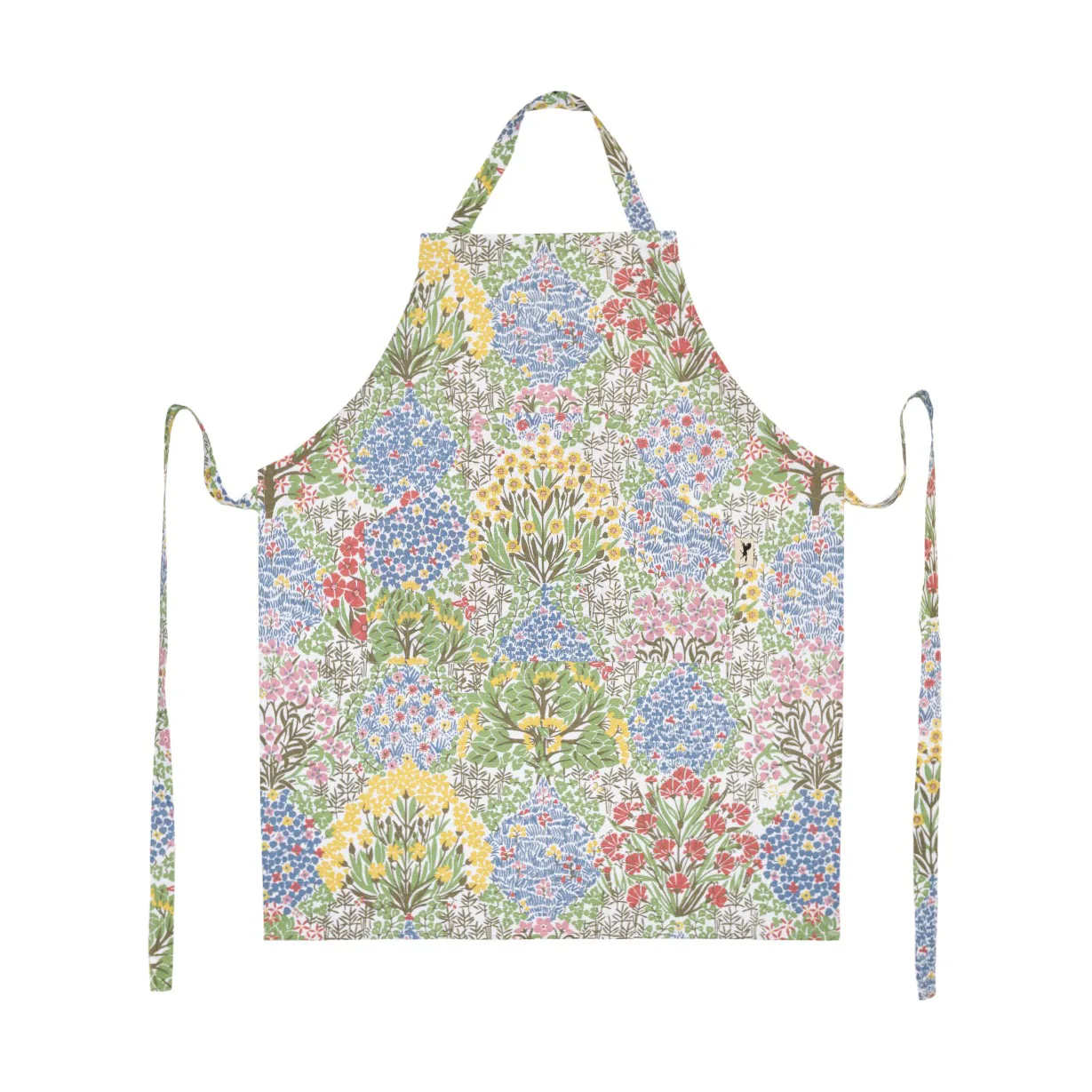 Botanic Garden apron, Multi-blue Almedahls