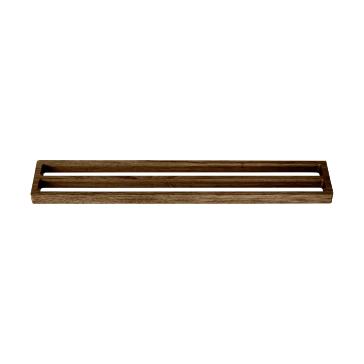 Andersen towel rack double 73,5 cm - Dark Stain Matt Lacquer Ash - Andersen Furniture