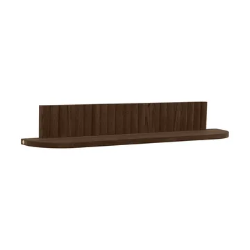 Pillar wall shelf - Smoked Oiled Oak, 78x15x12 cm - Andersen Furniture
