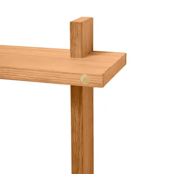 Treat double wall shelf - Oiled Natural Oak, 34x12x34 cm - Andersen Furniture