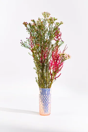 Hobnail glass 20 cl - Soft Pink - Anna Von Lipa