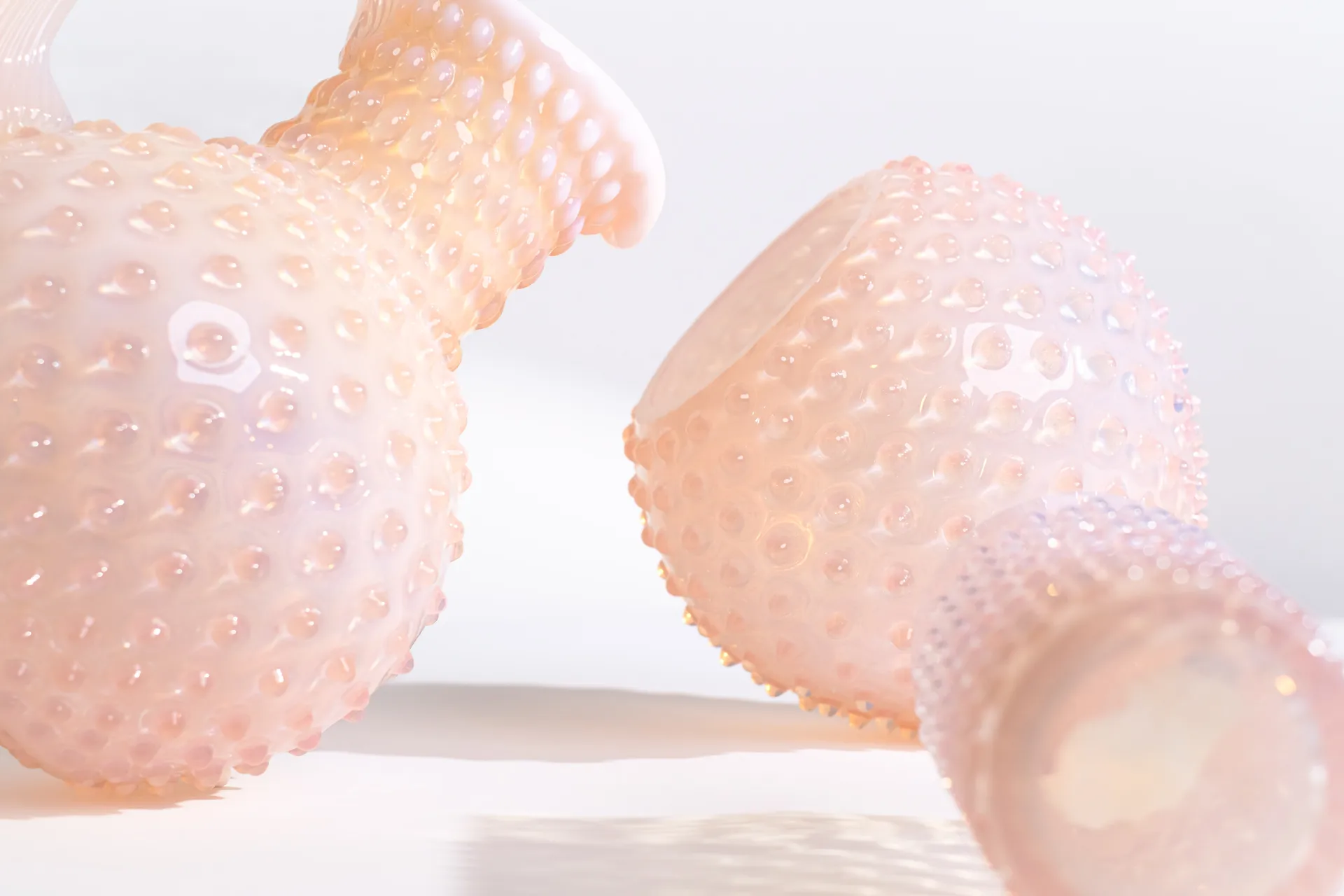 Paris Hobnail jug 2 l, Soft Pink Anna Von Lipa
