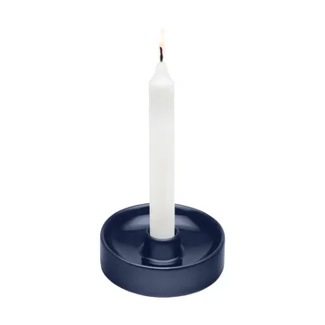 Kirnu candlestick Ø11x3.5 cm - Blue - Arabia