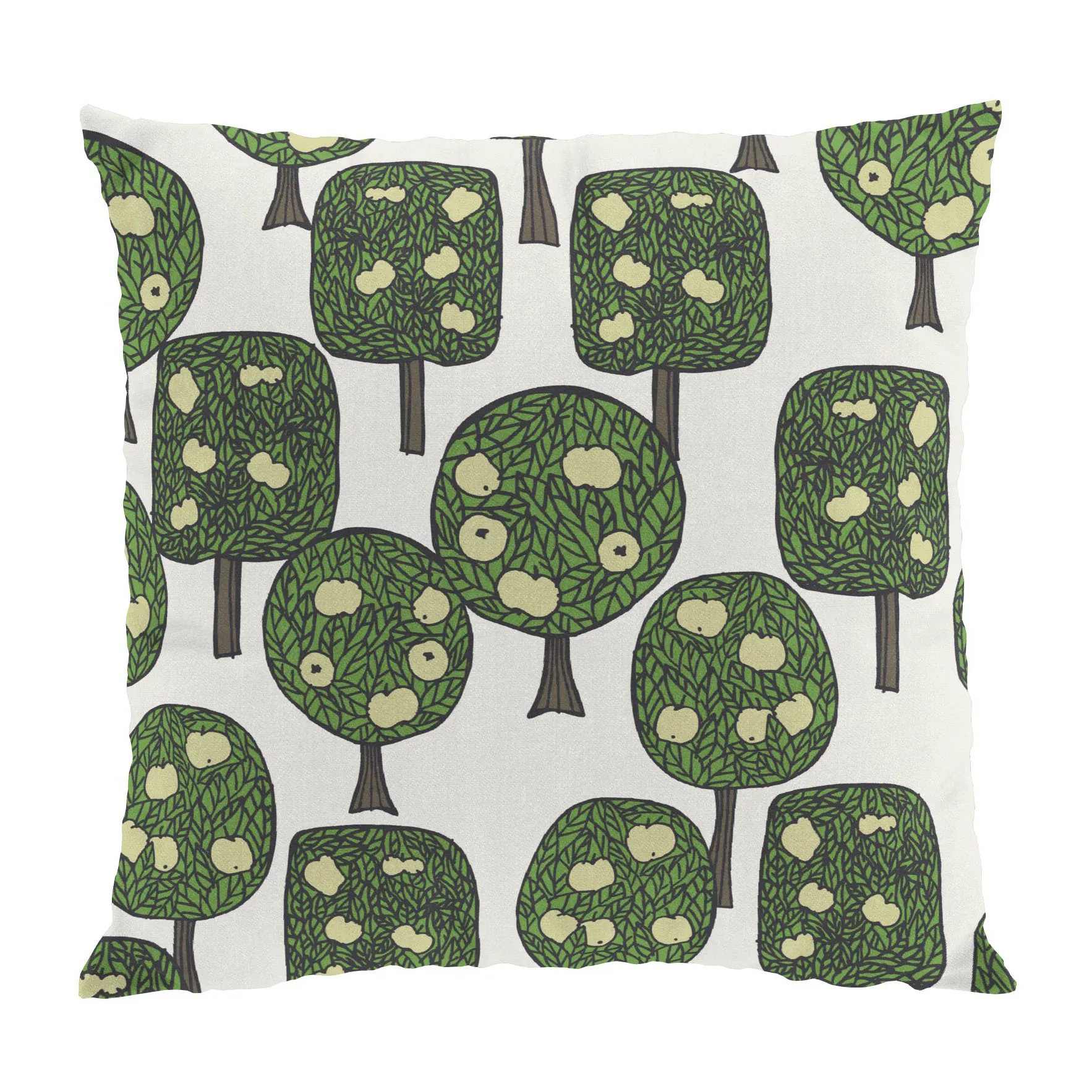 Äppelskogen cushion cover 47x47 cm, Light green Arvidssons Textil