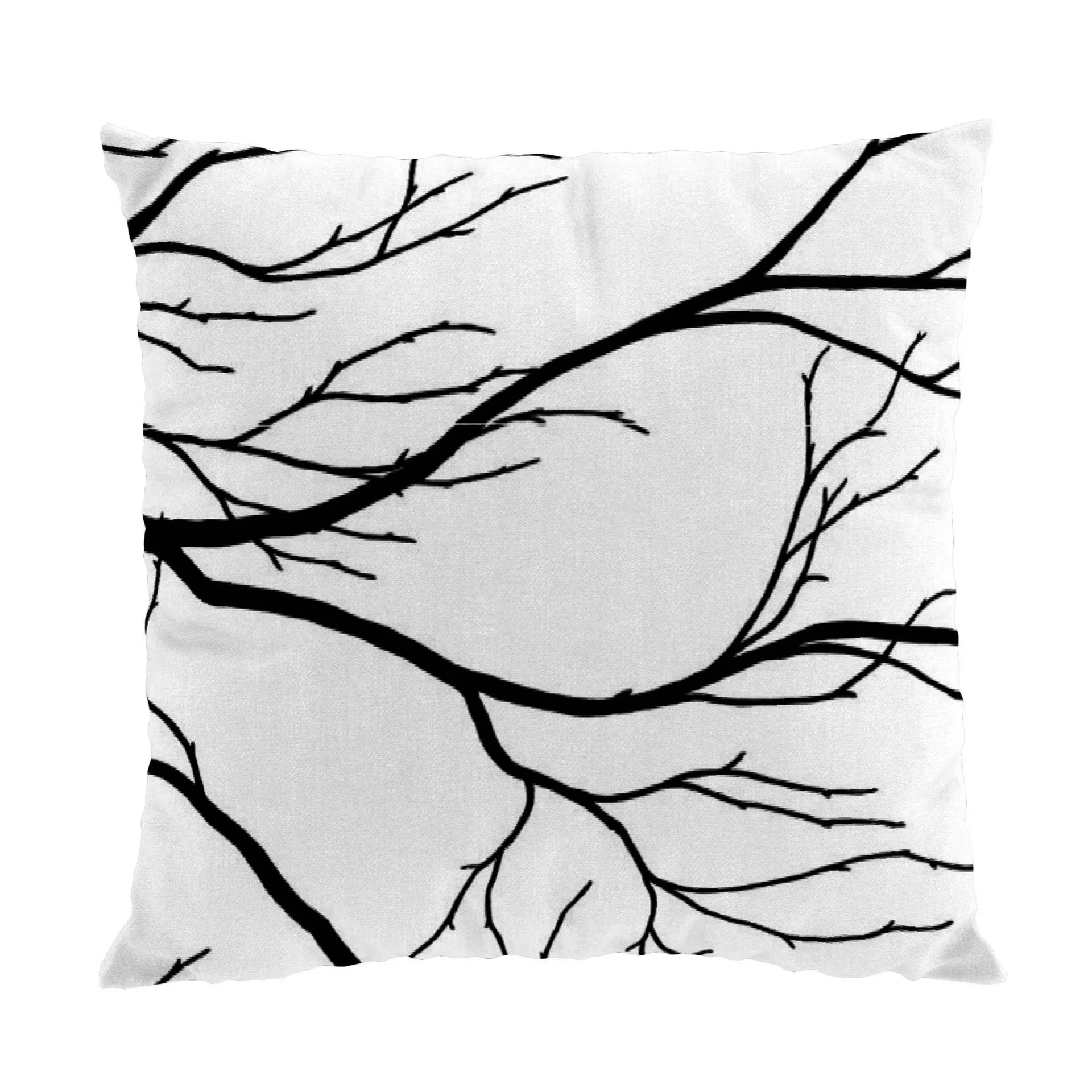 Kvisten cushion cover, black-white Arvidssons Textil