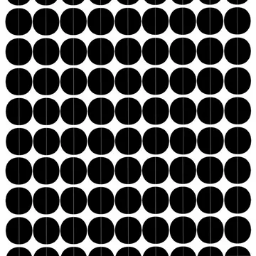 Lane fabric - black circles - Arvidssons Textil