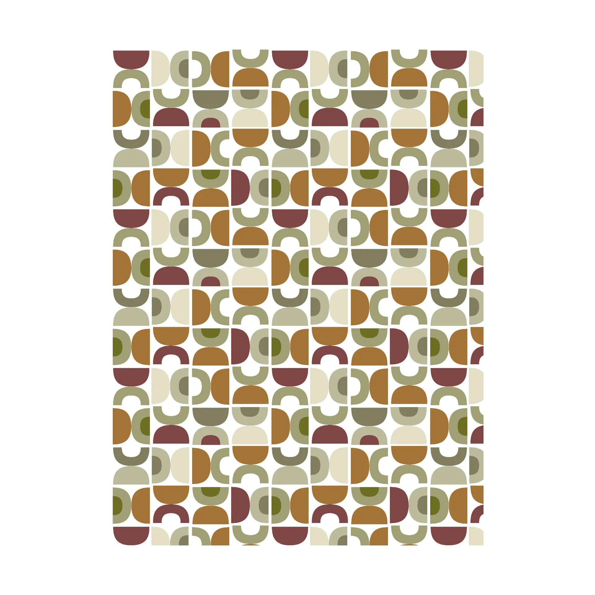 Spiral Dance Fabric, Beige Arvidssons Textil