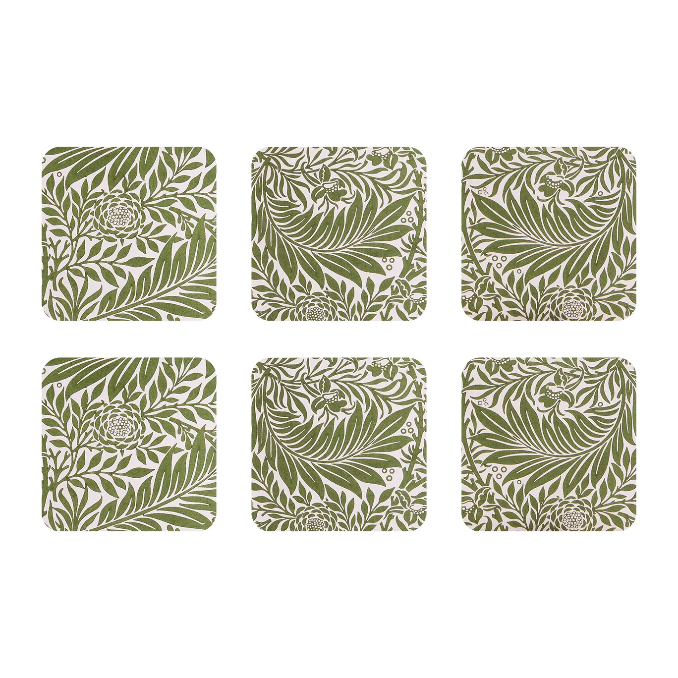 Larkspur coaster 6-pack, 10x10 cm Åry Home