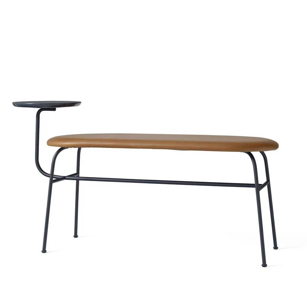 Afteroom bench, Black-cognac Audo Copenhagen