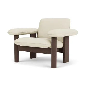 Brasilia armchair low back - Dark oak-Baru 0200 - Audo Copenhagen