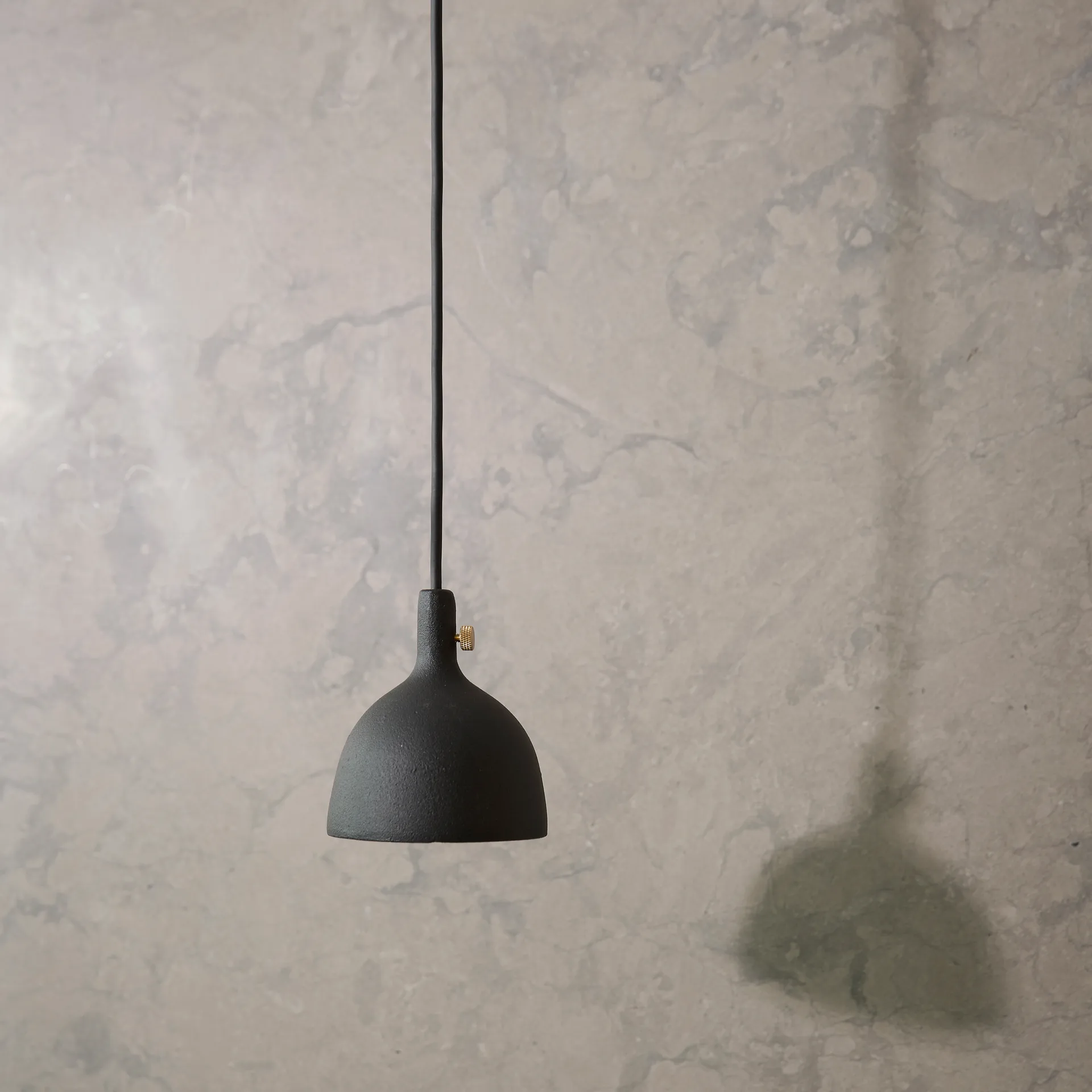 Cast shape 2 pendant lamp, black Audo Copenhagen