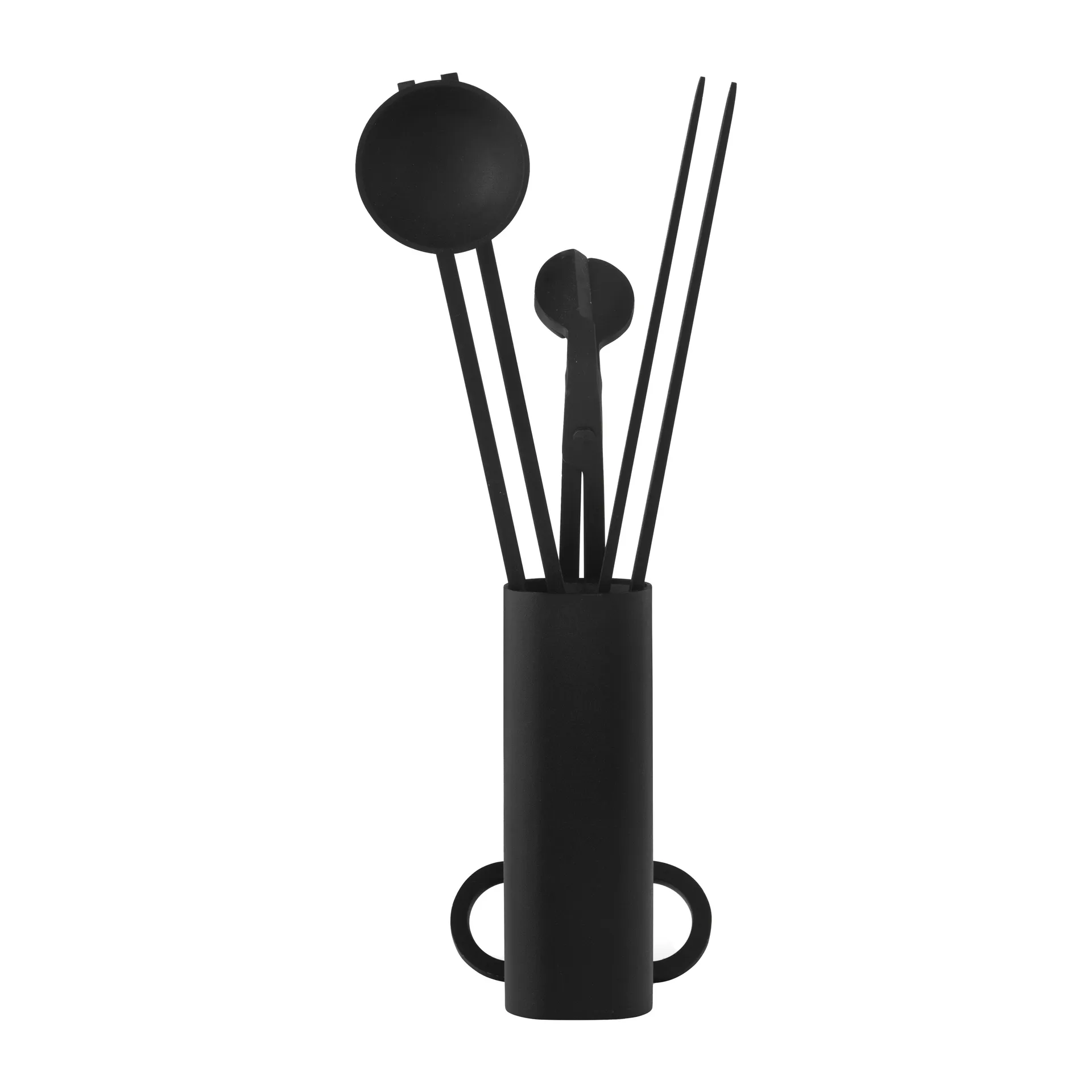 Clip care kit candle 4 pieces, Black Audo Copenhagen