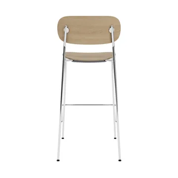Co Bar Chair bar stool - Oak-chromed steel, 75 cm - Audo Copenhagen