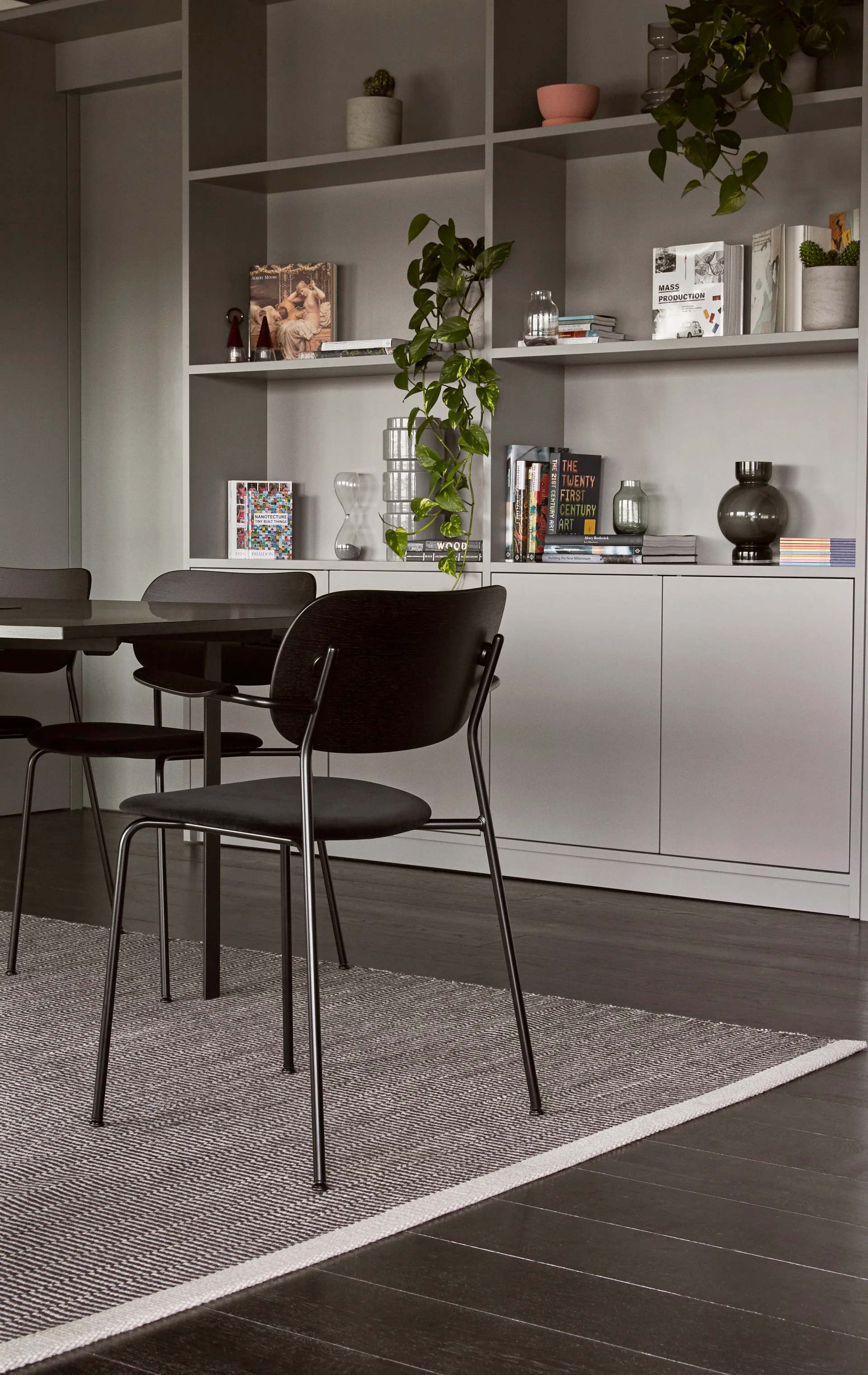 Co dining chair black legs, Black oak Audo Copenhagen