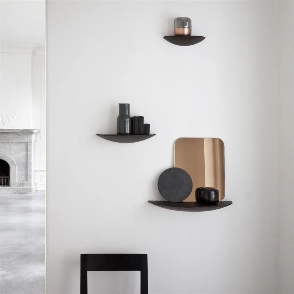 Gridy Fungi shelf dark oak, large Audo Copenhagen