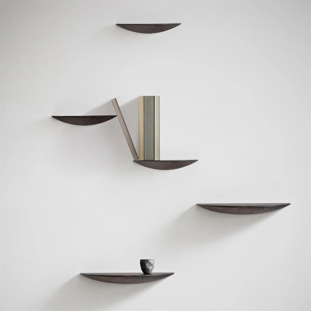Gridy Fungi shelf dark oak, small Audo Copenhagen