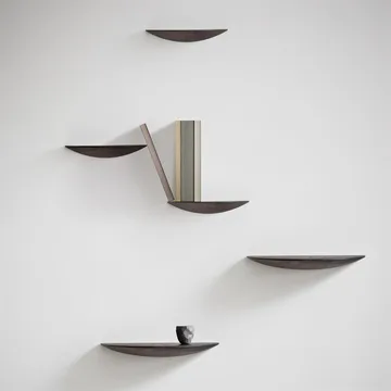 Gridy Fungi shelf dark oak - small - Audo Copenhagen