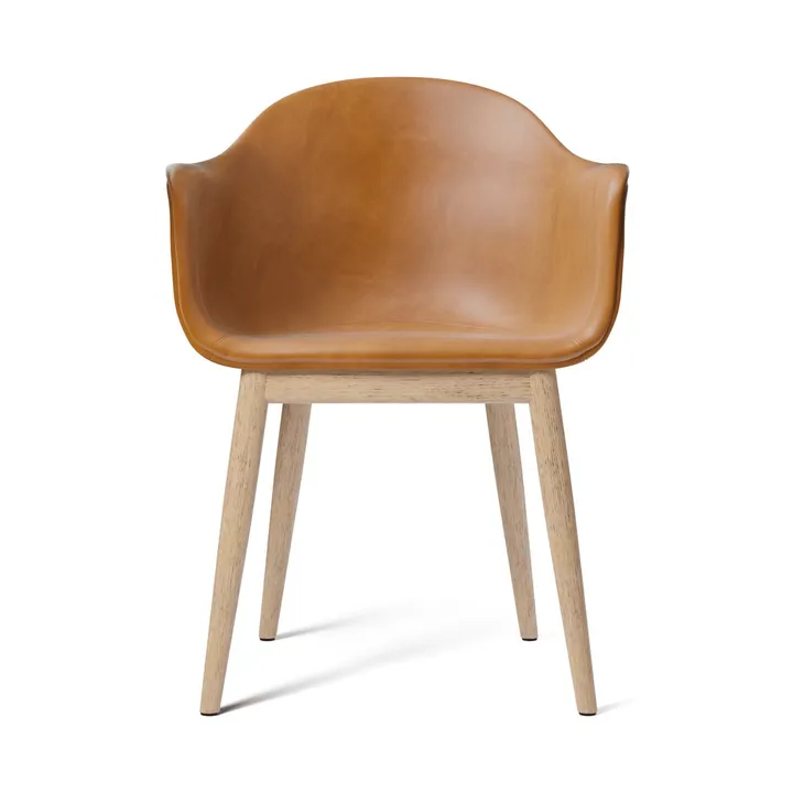 Harbour Dining Chair Fully Upholstered - Aida 0250-natural oak - Audo Copenhagen