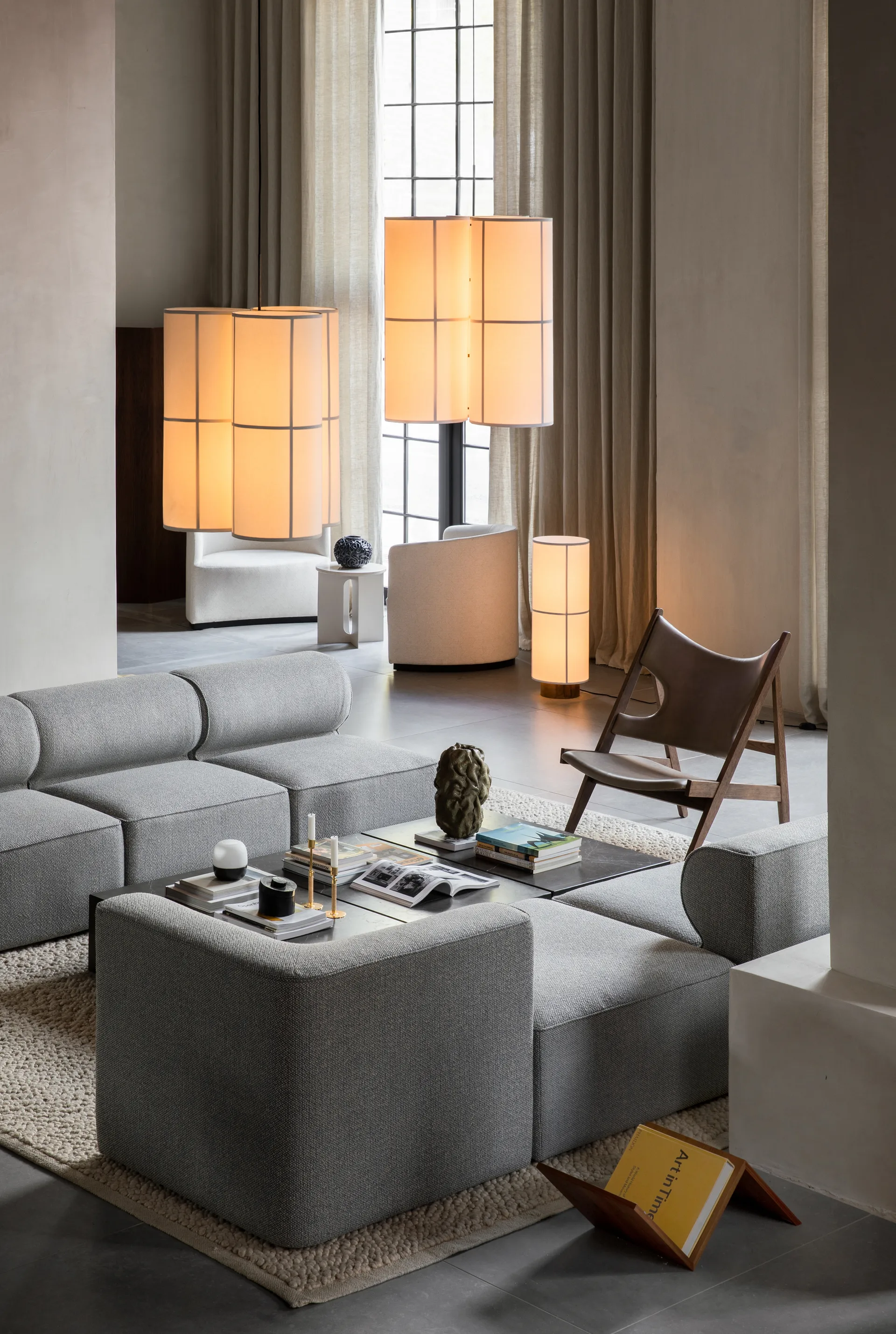 Hashira floor lamp, Raw Audo Copenhagen