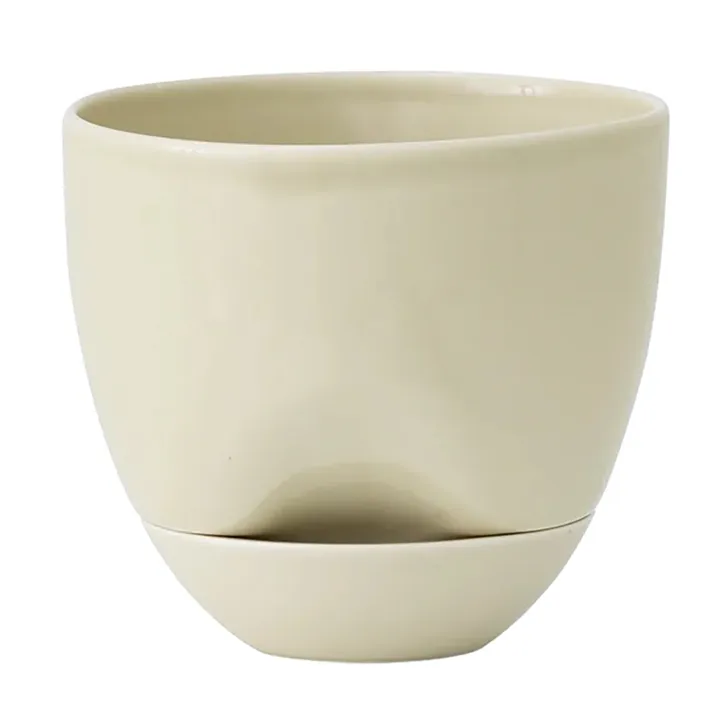 Hydrous flower pot Ø12 cm - Ashen - Audo Copenhagen
