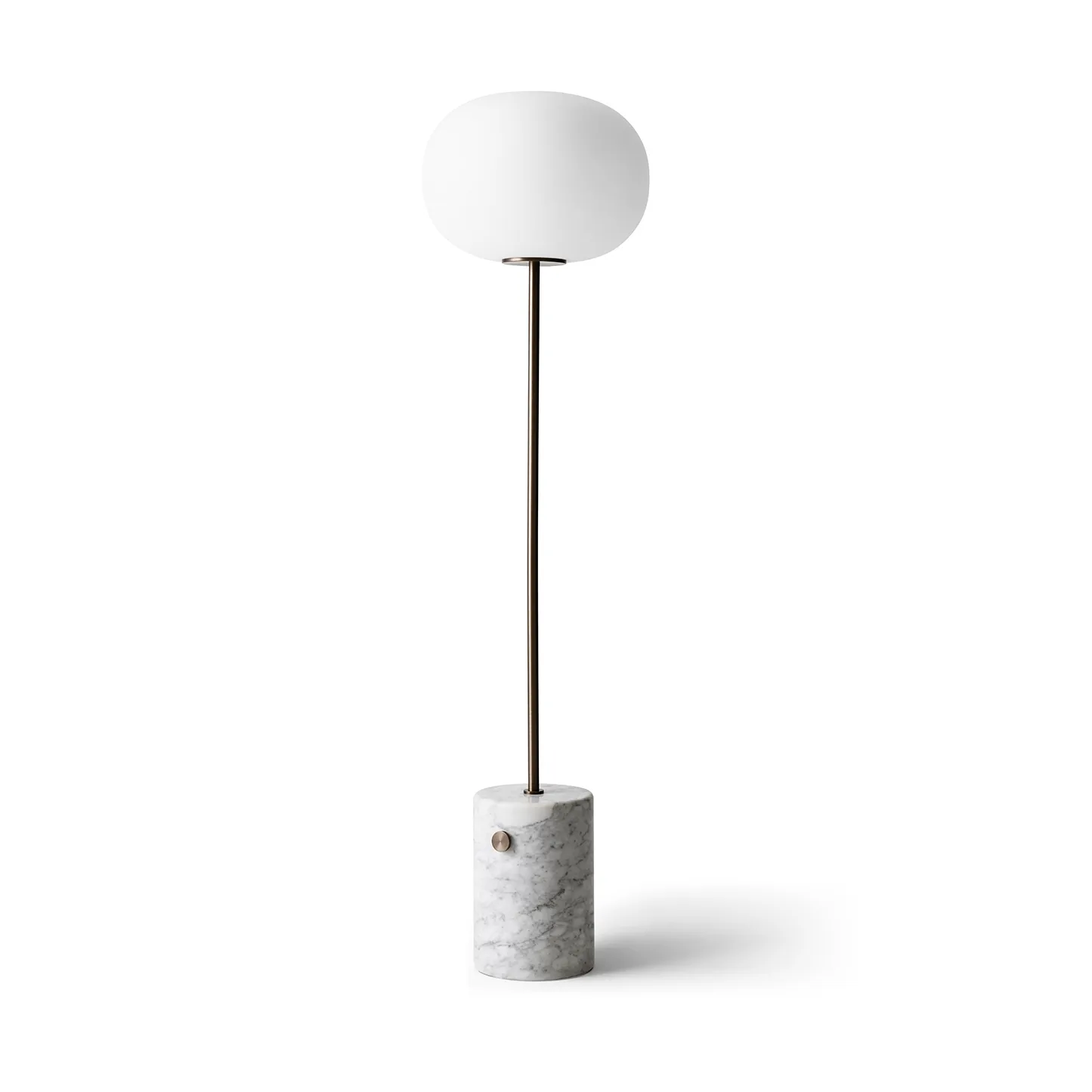 JWDA floor lamp, Carrara marble-bronzed brass, 130 cm Audo Copenhagen