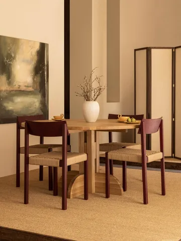 Mauro chair - Black oak-paper cord - Audo Copenhagen
