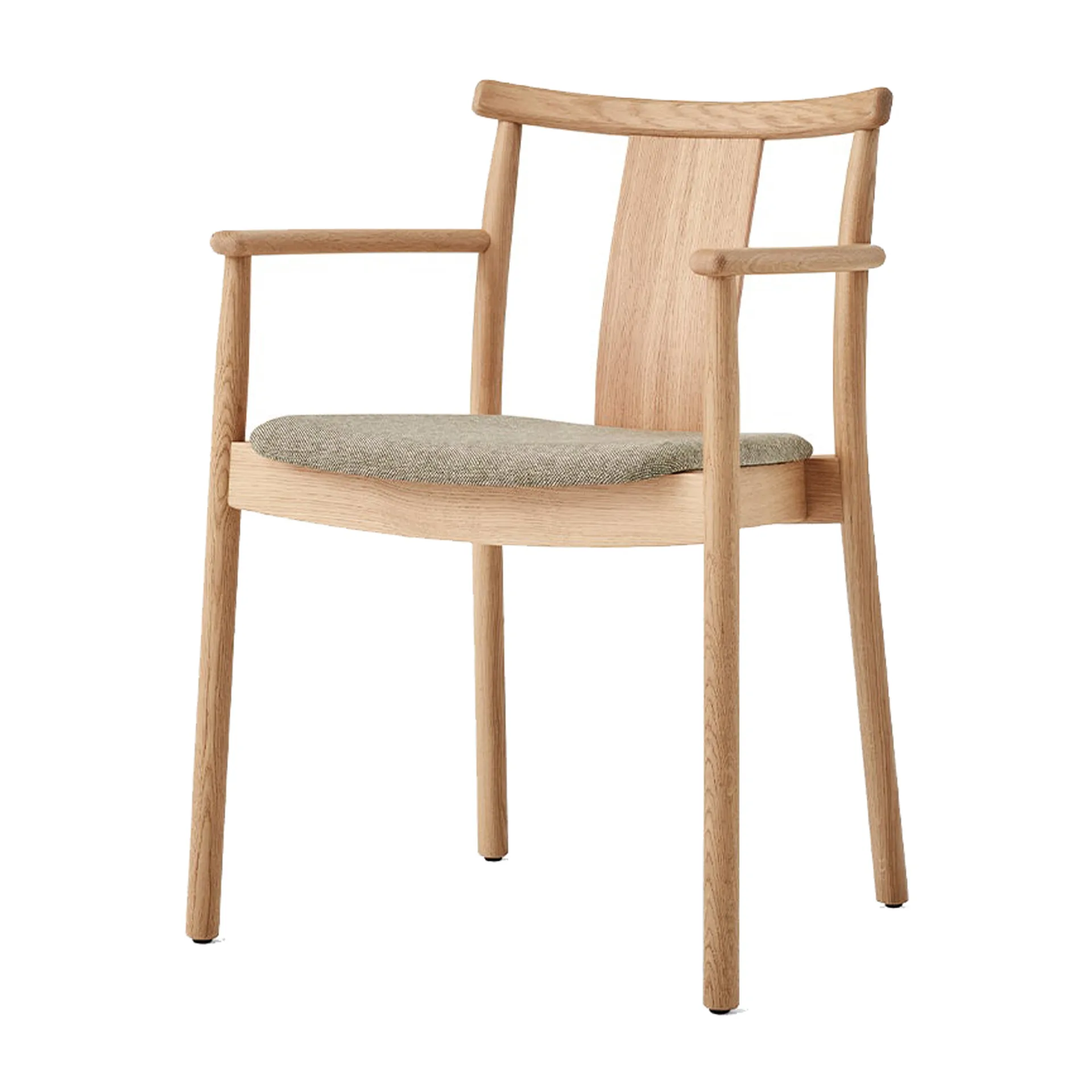 Merkur arm chair with cushion, Oak-Hallingdal 0200 beige Audo Copenhagen