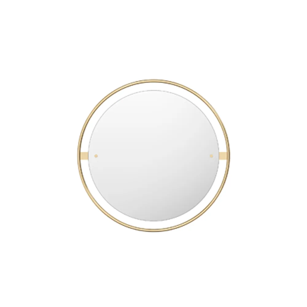 Nimbus mirror, Polished brass, ø60 Audo Copenhagen