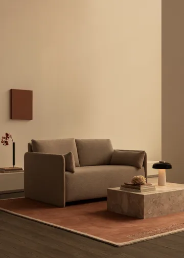 Offset sofa bed 2 seater - Audo bouclé 02 - Audo Copenhagen