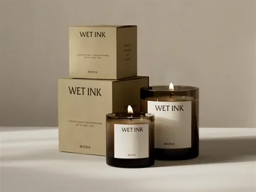 Olfacte scented Candle Wet Ink - 235 g - Audo Copenhagen