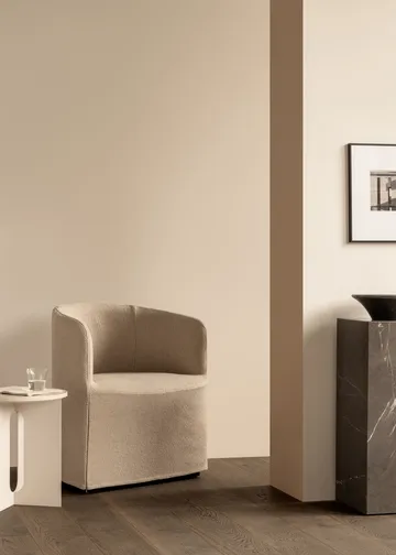 Plinth tall sidetable 30x30x51 cm - Grey galaxy - Audo Copenhagen