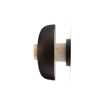 Reverse wall lamp fixed installation - Bronzed aluminium - Audo Copenhagen