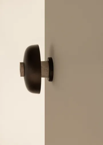 Reverse wall lamp fixed installation - Bronzed aluminium - Audo Copenhagen