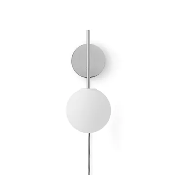 TR Bulb Suspended wall lamp - Polished steel - Audo Copenhagen