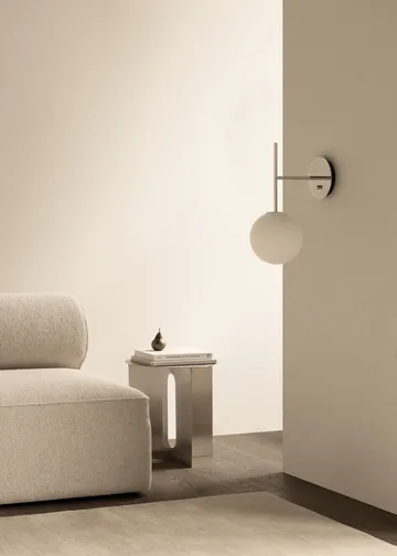 TR Bulb Suspended wall lamp - Polished steel - Audo Copenhagen