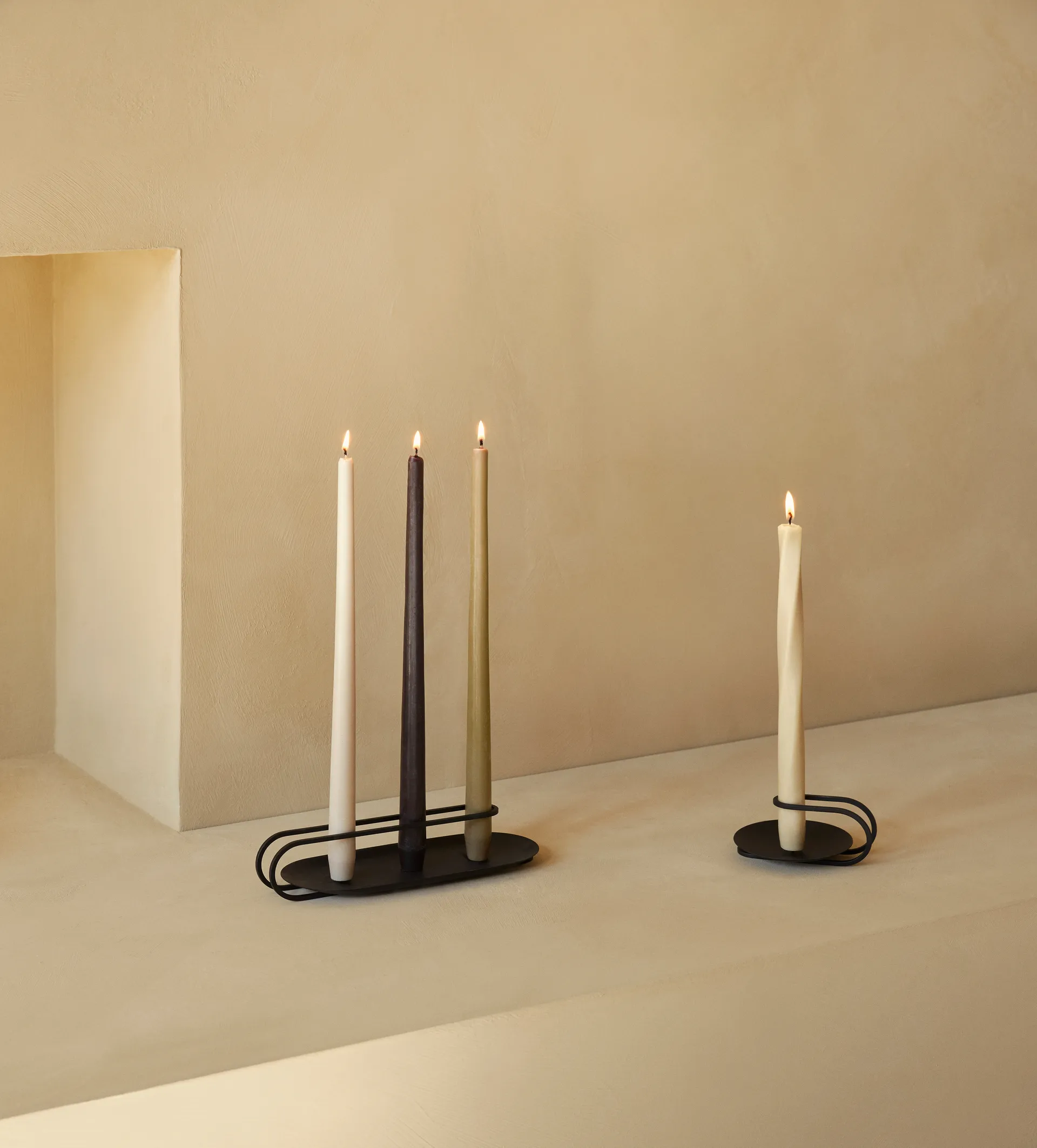 Twist light30 cm 4-pack, Ivory Audo Copenhagen