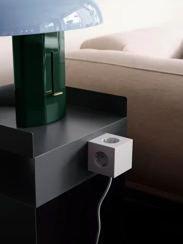 Square 1 power strip USB-C 30W 3 m - Gotland Gray - Avolt