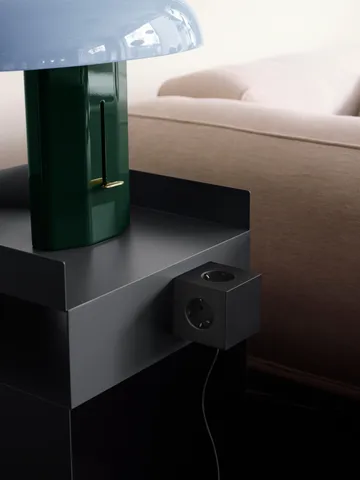 Square 1 power strip USB-C 30W 3 m - Stockholm Black - Avolt