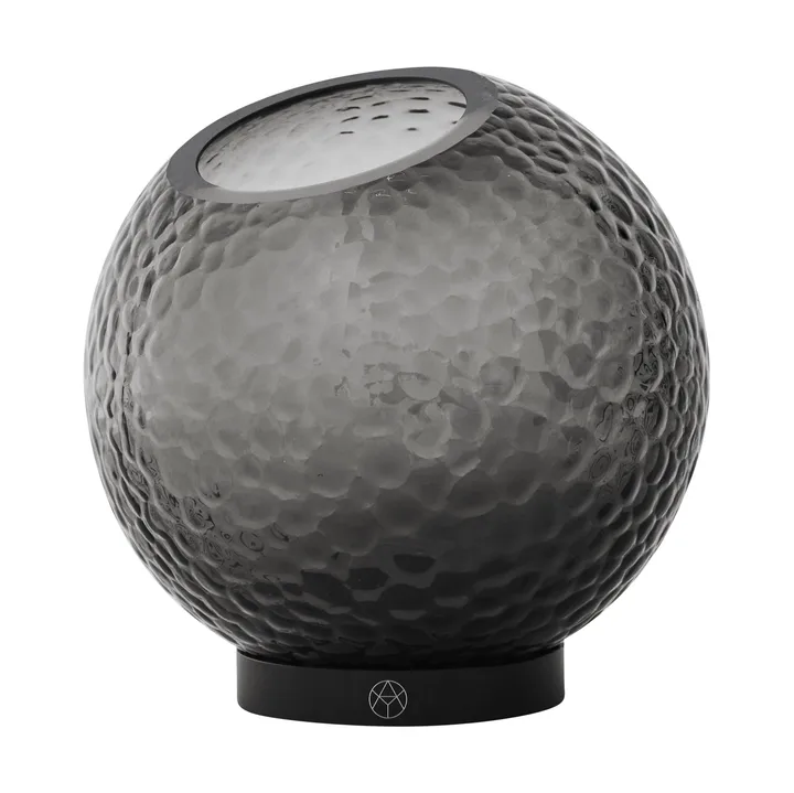 Globe bubbles vase Ø17 cm - Black - AYTM