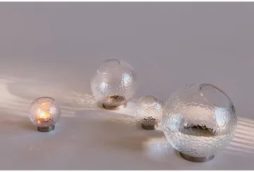 Globe bubbles vase Ø17 cm - Black - AYTM