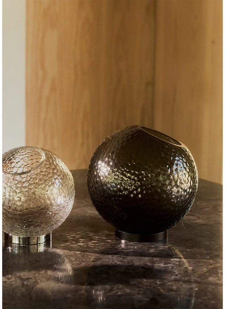 Globe candle holder Ø10 cm, Black AYTM