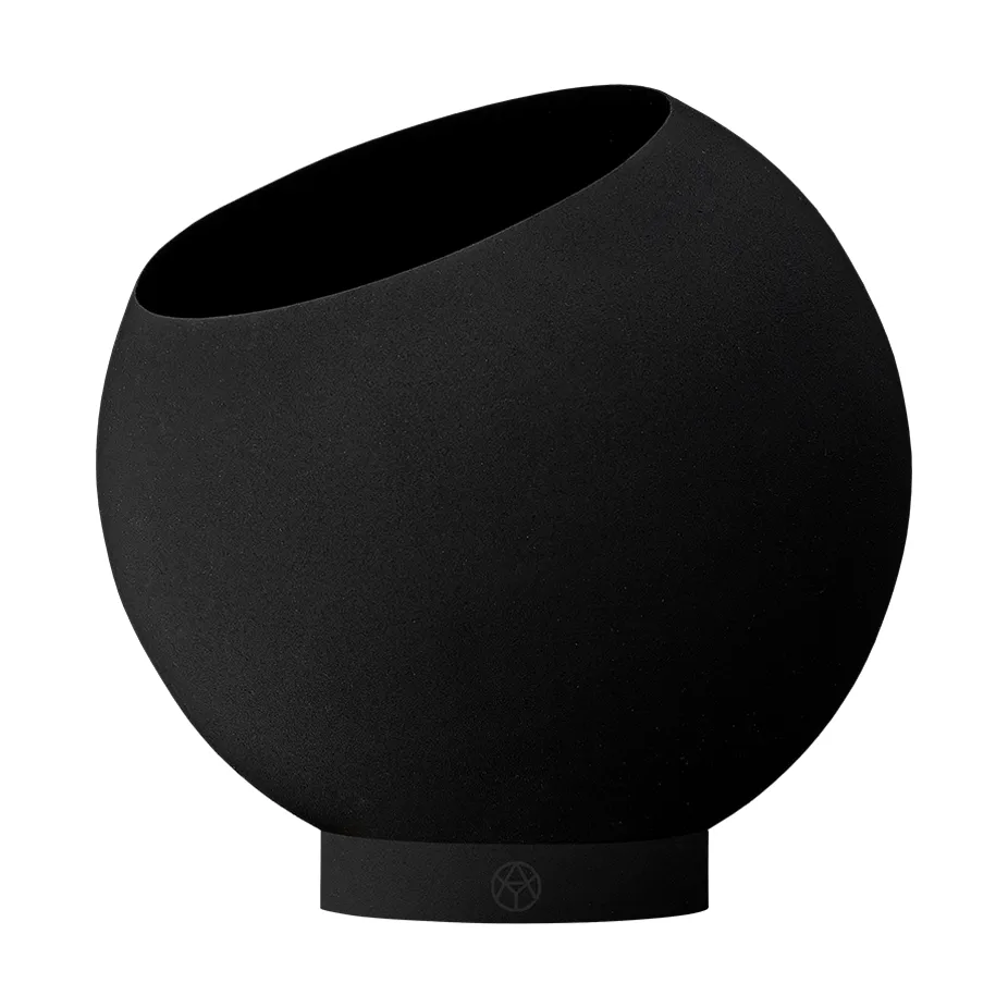 Globe flowerpot Ø21 cm, Black AYTM