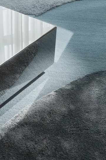 Mola rug 209x288 cm - Dusty blue - AYTM