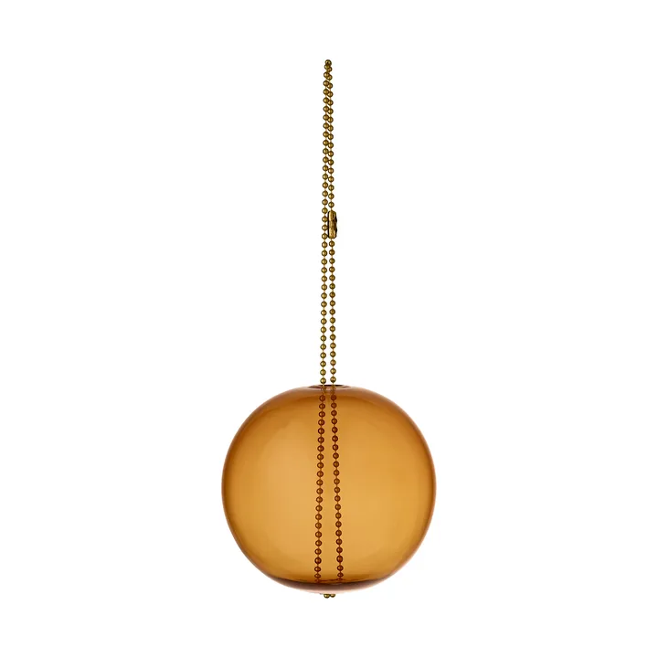 Monili Christmas tree bauble - amber - AYTM